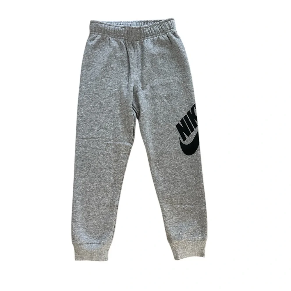 Nike Heather Gray Jogger Pants Boys Size 7 NWT
